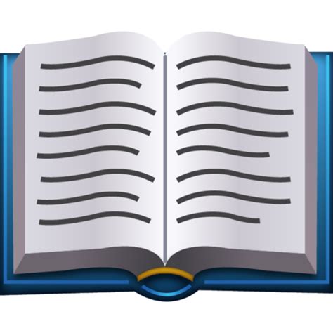 Open Book Emoji | Open book, Emoji, Emoji stickers