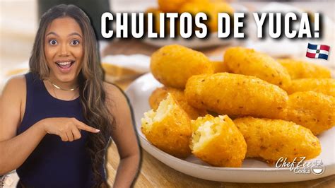 Chulitos de Yuca Dominicano | Arepitas de Yuca con Queso | Fried Yuca ...