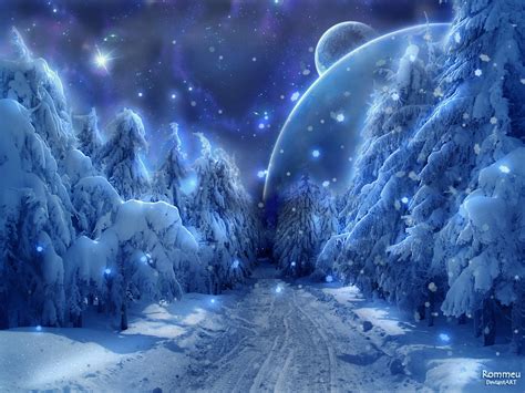 Winter Snow Background - WallpaperSafari