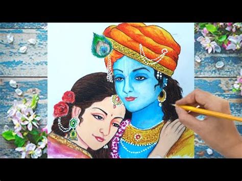 Top 76+ radha krishna color sketch latest - seven.edu.vn