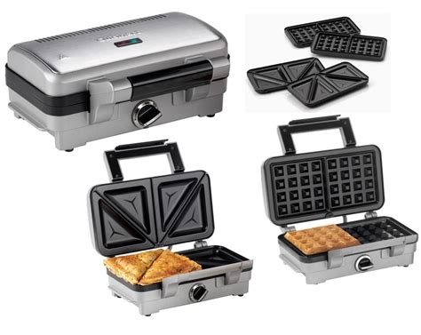 Cuisinart 2-in-1 Sandwich and Waffle Maker