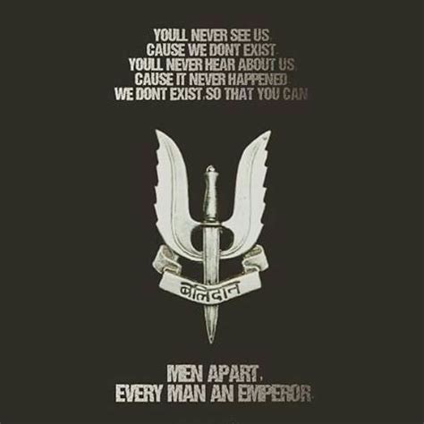 Indian Army Para Special Forces "Balidan" Badge. Motto: "Men apart, every man an emperor". Che ...