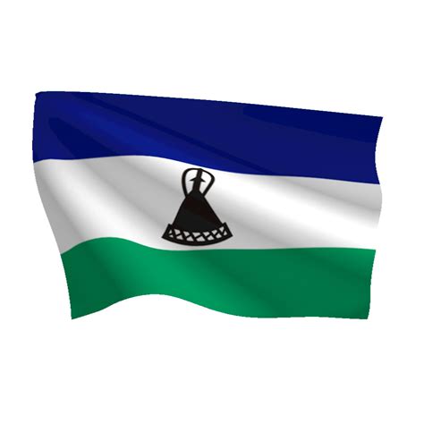 Lesotho Flag (Heavy Duty Nylon Flag)