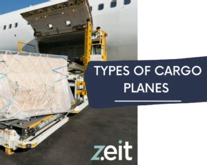 Types of cargo planes and some of their characteristics. – Grupo Zeit