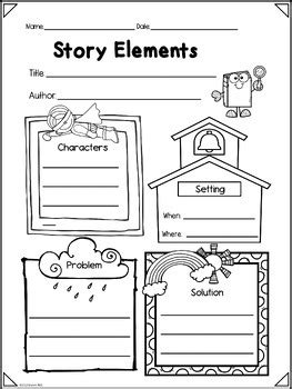 Free Story Elements Worksheet - Plot | Setting | Theme | Teaching - Worksheets Library