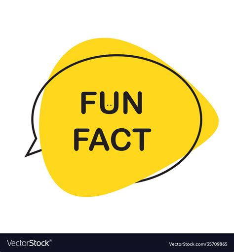 Speech bubble fun fact icon eps10 Royalty Free Vector Image