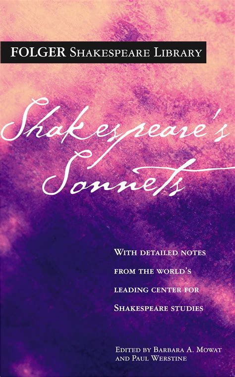 Shakespeare's Sonnets eBook by William Shakespeare, Dr. Barbara A. Mowat, Paul Werstine ...