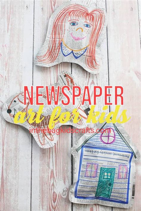 NEWSPAPER CRAFTS FOR KIDS in 2021 | Kids crafts letters, Preschool kids crafts, Spring crafts ...