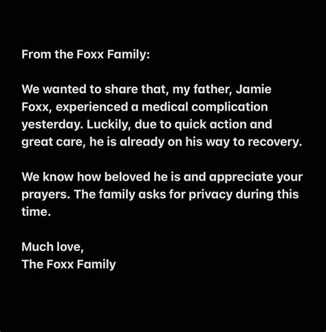 Jamie Foxx hospitalized following a stroke - Reports