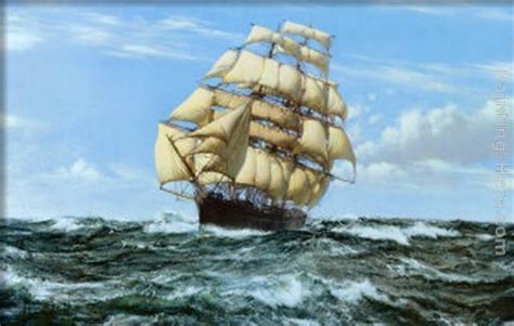 Montague Dawson Racing Home, The Cutty Sark Painting | Best Paintings ...