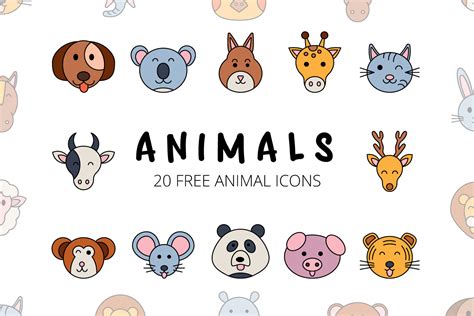 Animals Vector Free Icon Set - GraphicSurf.com