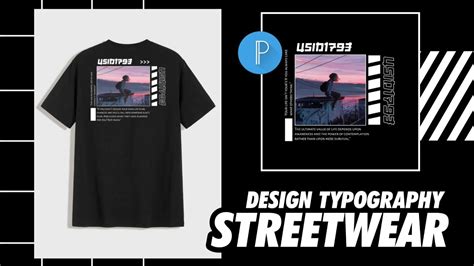 Ukuran Pixel Desain Kaos Streetwear Fonts - IMAGESEE