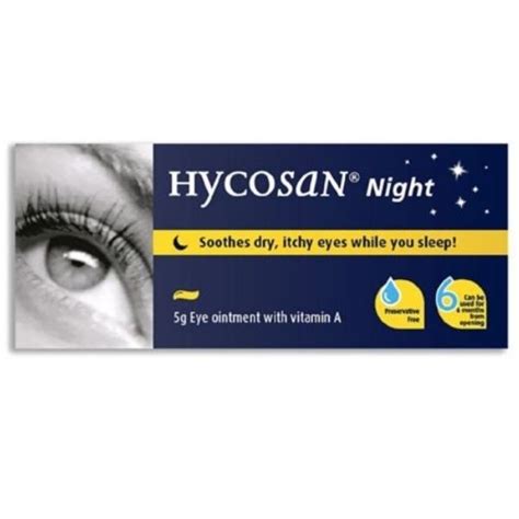 Hycosan - Night Eye Ointment 5g – The French Pharmacy