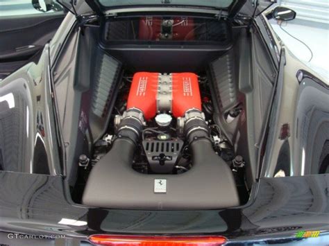 2011 Ferrari 458 Italia 4.5 Liter GDI DOHC 32-Valve VVT V8 Engine Photo ...