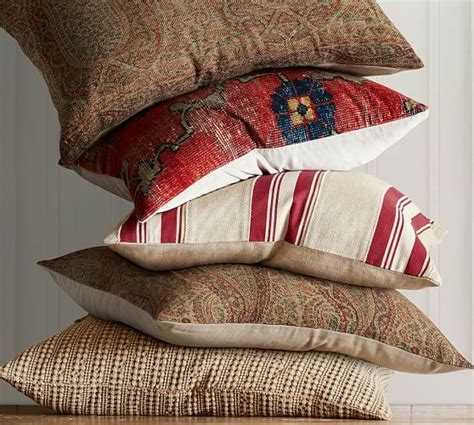 Dara Persian Pillow Cover, 22", Red Multi at Pottery Barn - Gifts | Pillows, Pillow covers ...