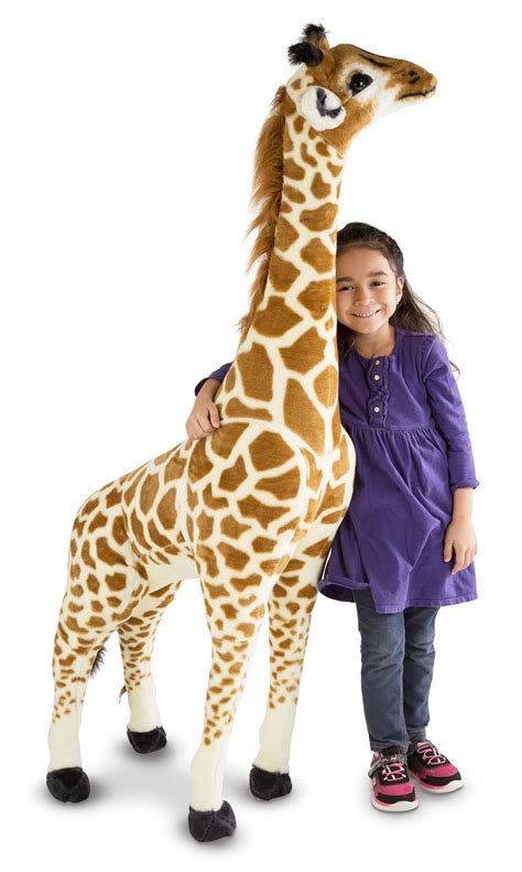 Melissa & Doug Giant Giraffe - Lifelike Stuffed Animal (over 1 meter ...