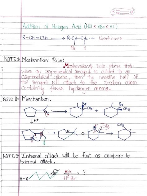 Alkene - Chemical Properties 1 | PDF