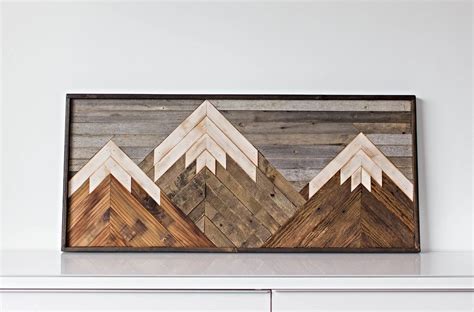 How To Make Wood Mountain Wall Art / By using our site, you agree to ...