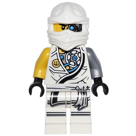 LEGO Ninjago Zane - Tournament Outfit with Battle Damage Minifigure ...