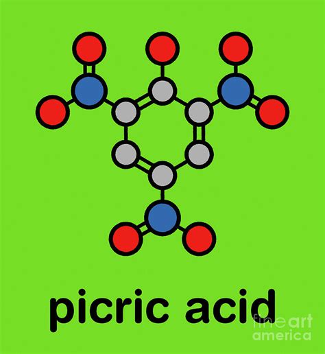 Picric Acid Explosive Molecule Photograph by Molekuul/science Photo Library | Fine Art America