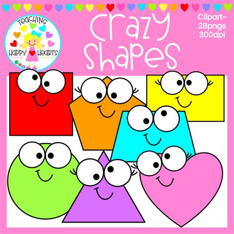 Shapes Clipart | Clip art, Clip art freebies, Art school supplies