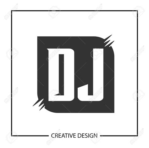 Initial Letter DJ Logo Template Design Vector Illustration , #SPONSORED, #DJ, #Logo, #Initial, # ...