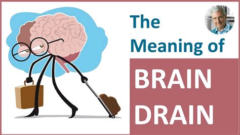 The Definition and Meaning of BRAIN DRAIN? (3 Examples) - YouTube