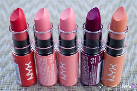 NYX Butter Lipsticks - Swatches: Fizzies, Cotton Candy, Hubba Bubba ...