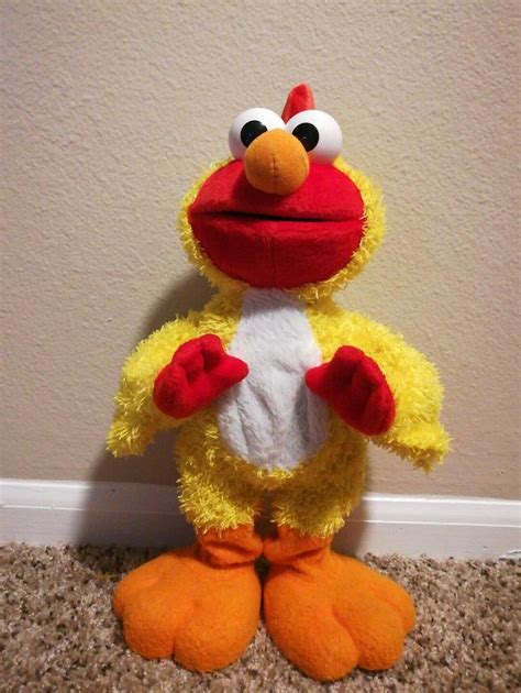 ELMO Sesame Street CHICKEN DANCE Singing 14" Fisher Price Toy | #1991154081