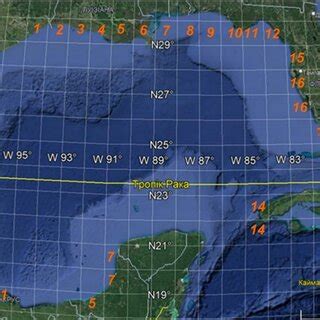 Satellite image of the Gulf of Mexico. | Download Scientific Diagram