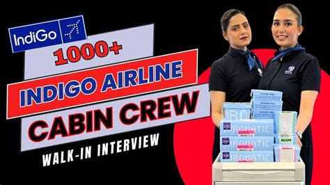 Indigo Cabin Crew Interview Fresher [2023] Walk-in Interview