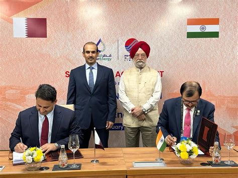 QatarEnergy and Petronet agree on 20-year LNG supply to India ...