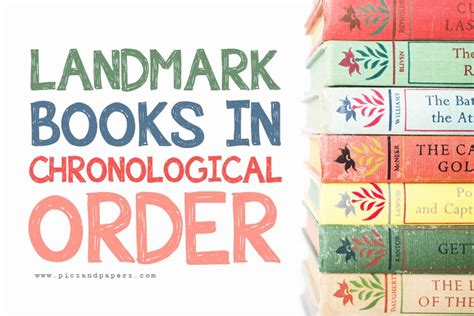 Landmark Books in Chronological Order | RallyPoint