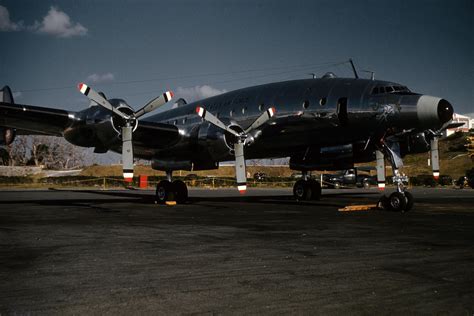 A Lockheed Constellation that was used as Air Force One for President ...