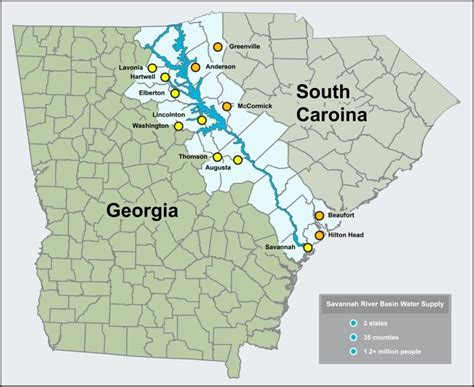 Savannah River Watershed - Google Search | River basin, Savannah chat, River