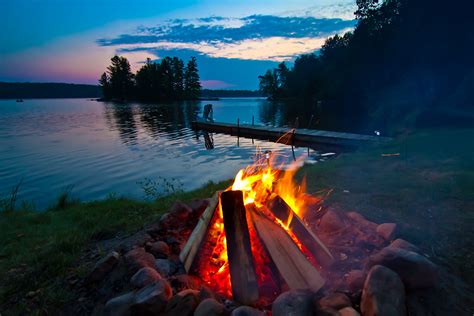 Campfire Sunset Lake Oudaze | Christopher Brian's Photography | Flickr