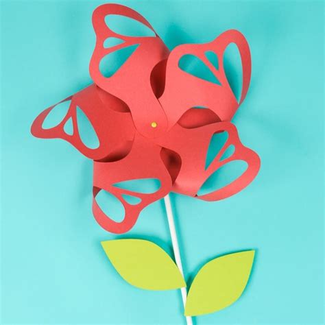 Flower Paper Pinwheels | Perfect for Weddings, Parties, and Decor