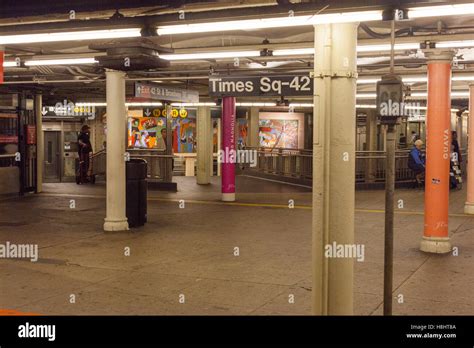 Times Square subway station, New York City, United States of America ...