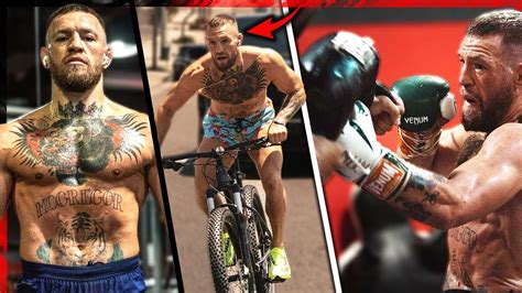 CONOR MCGREGOR TRAINING LIKE A SAVAGE FOR DUSTIN POIRIER TRILOGY UFC ...