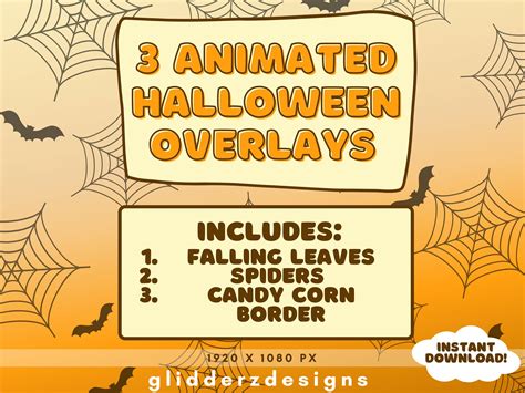 Animated Twitch Halloween Overlays 3 ANIMATED Halloween Twitch Overlays ...