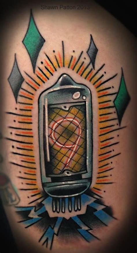 Do you like Nixie Tubes so much? ;-) PS Tattooer is Shawn Patton | Tattoo tube, Tattoos ...