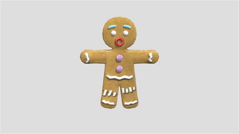 Shrek 2 Gingerbread Man - Download Free 3D model by Neut2000 [e0c85dd] - Sketchfab