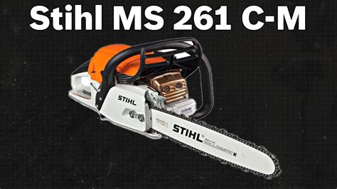 Benzin-Kettensäge Stihl MS 261 C-M | TEST | Deutsch - YouTube