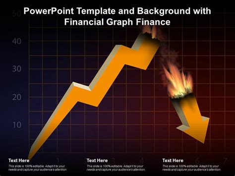 Powerpoint Template And Background With Financial Graph Finance ...