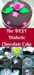The BEST Diabetic Chocolate Cake with Chocolate Frosting - Veena Azmanov