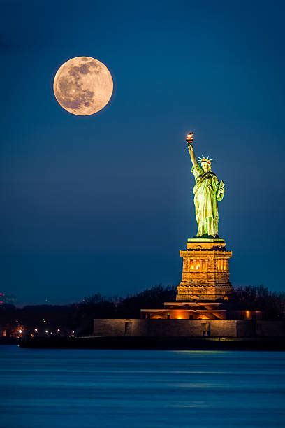 Royalty Free Statue Of Liberty At Night Pictures, Images and Stock Photos - iStock