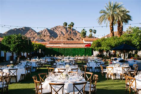 Elegant Neutral La Quinta Resort Desert Wedding With Hedge Walls