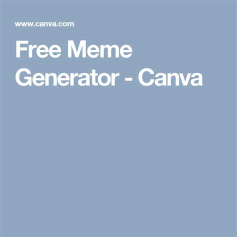 Free Meme Generator - Make Memes Online | Canva