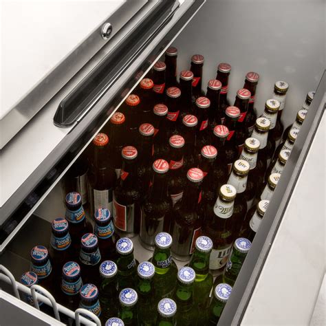 Avantco JBC-95S 95" Stainless Steel Commercial Horizontal Beer Bottle Cooler