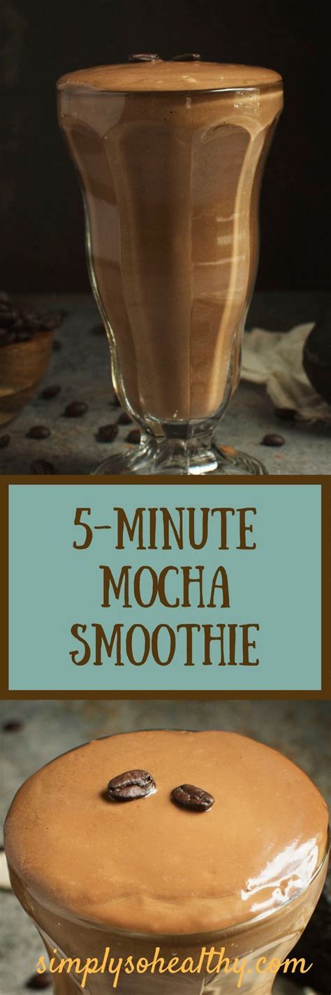 Low-Carb Mocha Smoothie Recipe - Simply So Healthy | Recipe | Mocha smoothie recipes, Mocha ...